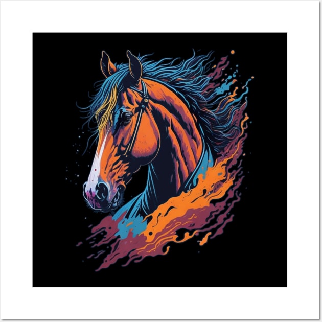 Gallop of Freedom: Embracing the Spirit of Horses Wall Art by Moulezitouna